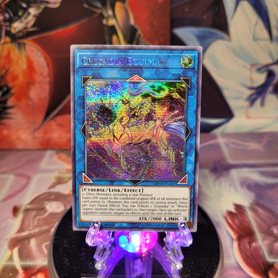 Crusadia Equimax [MP19-EN107] Prismatic Secret Rare