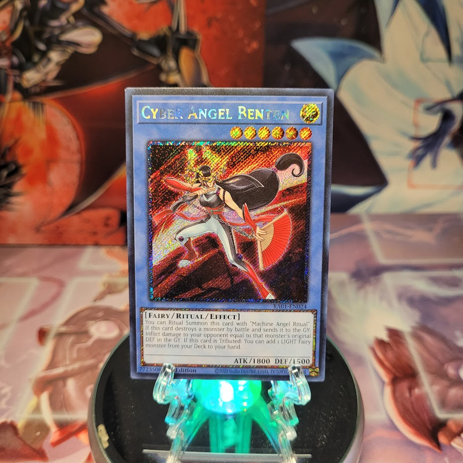 Cyber Angel Benten [RA01-EN024] Platinum Secret Rare