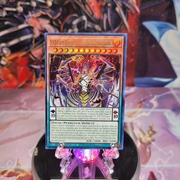 An Ultra Rare "D/D/D/D Super-Dimensional Sovereign Emperor Zero Paradox" card from the Yugioh Set: Battles of Legend: Monstrous Revenge.