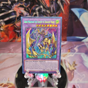Dark Magician the Knight of Dragon Magic [BLMR-EN001] Secret Rare - Yugioh Cards For Your TCG Needs! Yu-Gi-Oh!