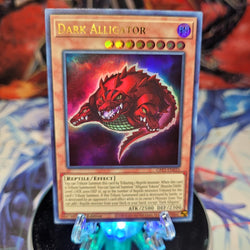 An Ultra Rare "Dark Alligator" card from the Yugioh Set: Ghosts From the Past: The 2nd Haunting (GFP2).