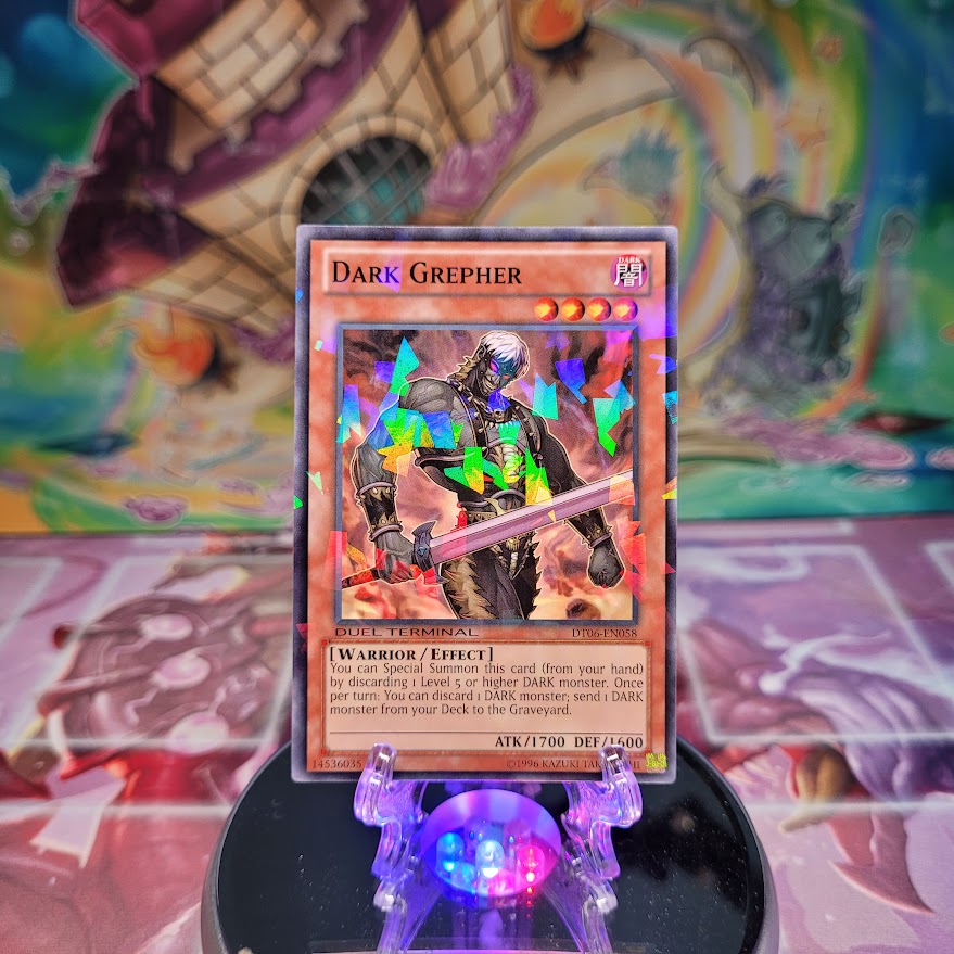 A Common Duel Terminal "Dark Grepher" card from the Yugioh Set: Duel Terminal 6.