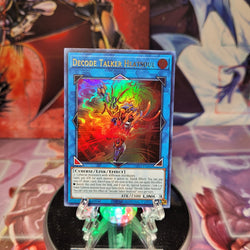 An Ultra Rare "Decode Talker Heatsoul" card from the Yugioh Set: Ghosts From the Past: The 2nd Haunting (GFP2).