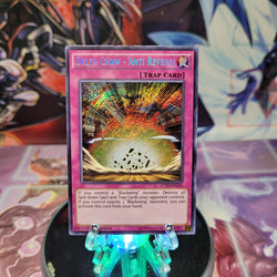 A Secret Rare "Delta Crow - Anti Reverse" card from the Yugioh Set: Legendary Collection 5D's (LC5D).