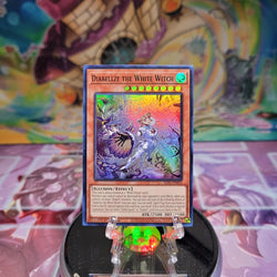A Super Rare "Diabellze the White Witch" card from the Yugioh Set: Alliance Insight (ALIN).