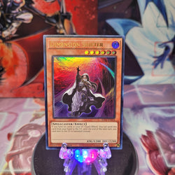 An Ultra Rare "Dimension Shifter" card from the Yugioh Set: Rarity Collection 1 (RA01).