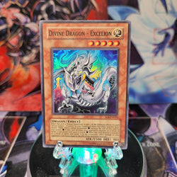 A Super Rare "Divine Dragon - Excelion" card from the Yugioh Set: Shadows of Infinity.