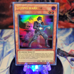  An Ultra Rare "Doppelwarrior" card from the Yugioh Set: Ghosts From the Past: The 2nd Haunting (GFP2).