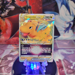 An Ultra Rare "Dragonite Vstar" (050/078) card from the Pokemon Set: Pokemon Go.