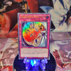 An Ultra Rare "Dragunity Oubliette" card from the Yugioh Set: Ghosts From the Past.