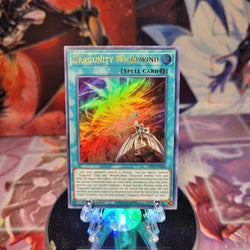 An Ultra Rare "Dragunity Whirlwind" card from the Yugioh Set: Ghosts From the Past.