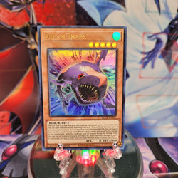 An Ultra Rare "Dream Shark" card from the Yugioh Set: Battles of Legend: Crystal Revenge.