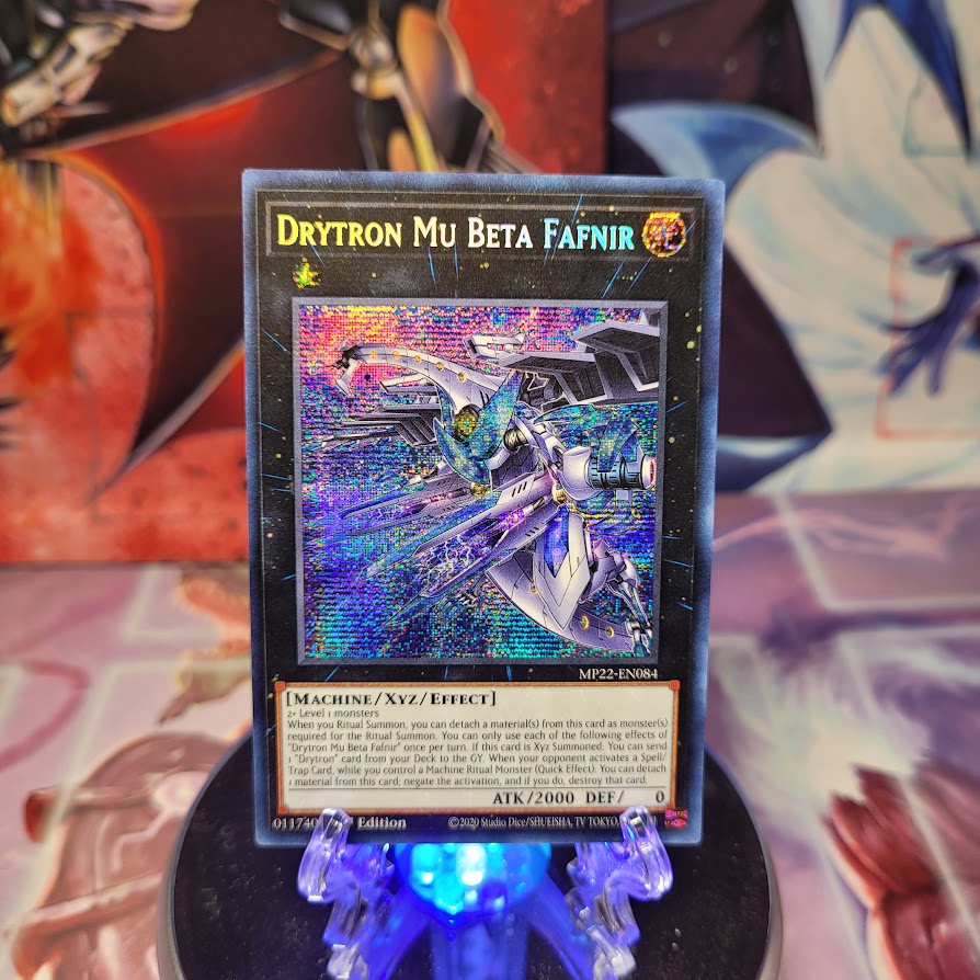 Drytron Mu Beta Fafnir [MP22-EN084] Prismatic Secret Rare