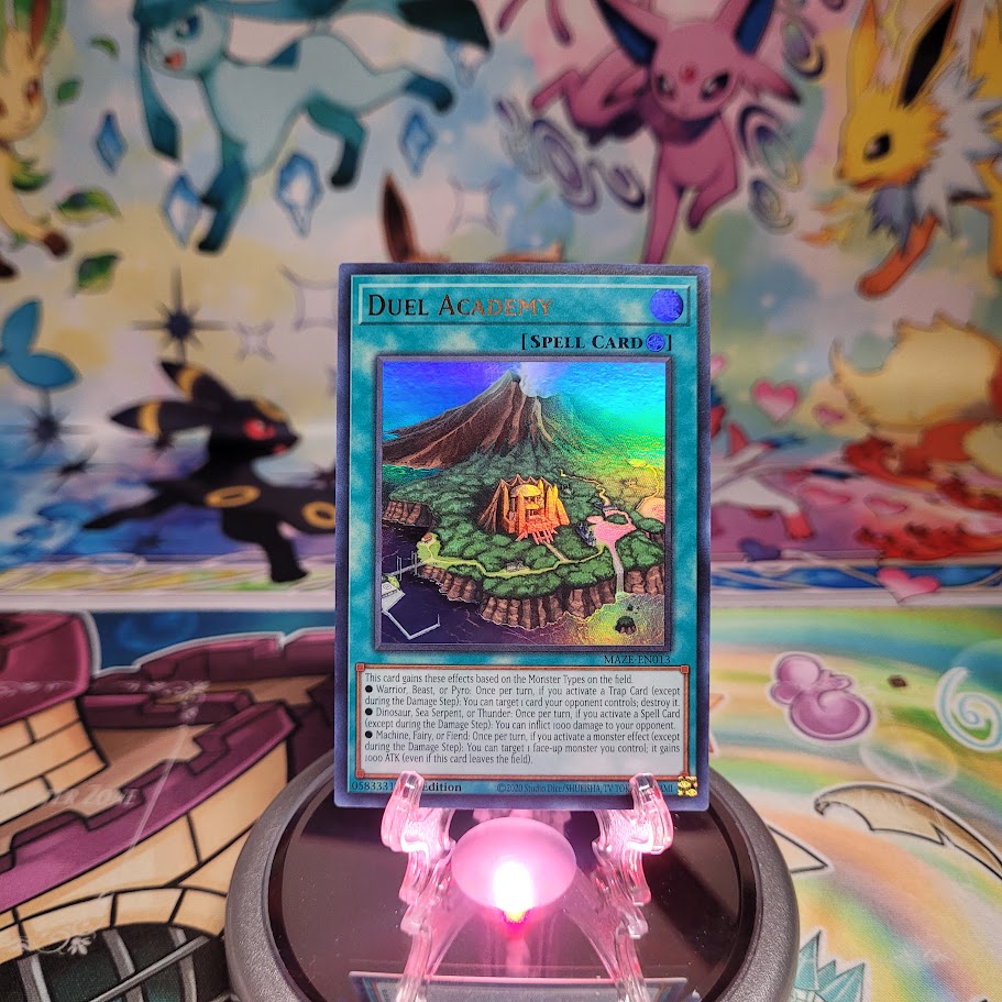 An Ultra Rare "Duel Academy" card from the Yugioh Set: Maze of Memories (MAZE).