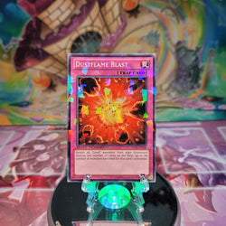 A Duel Terminal Common "Dustflame Blast" card from the Yugioh Set: Duel Terminal 6 (DT06).