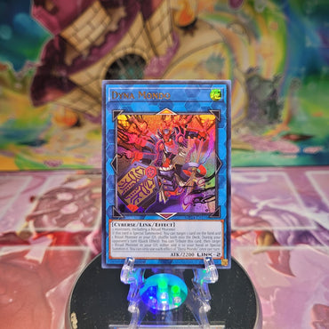 An Ultra Rare "Dyna Mondo" card from the Yugioh Set: 25th Anniversary Tin: Dueling Mirrors.