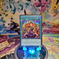A Secret Rare "Ectoplasmic Fortification" card from the Yugioh Set: Maze of Muertos (MZMU).