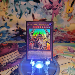 An Ultra Rare "El Shaddoll Shekhinaga" card from the Yugioh Set: Battles of Legend: Glorious Gallery (BLGG).