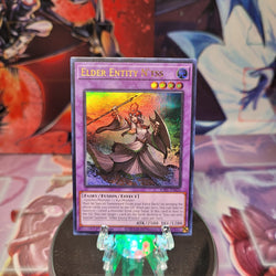 An Ultra Rare "Elder Entity N'Tss" card from the Yugioh Set: Rarity Collection 1 