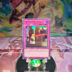 An Ultra Rare "Enma's Judgment" card from the Yugioh Set: Duel Overload.