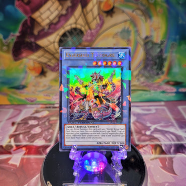 A Duel Terminal Ultra Rare "Evigishki Tetrogre" card from the Yugioh Set: Duel Terminal 6 (DT06). 