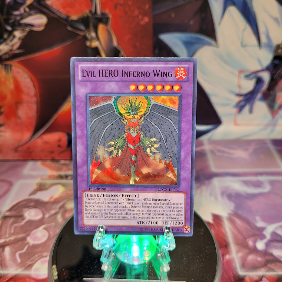 Evil HERO Inferno Wing [LCGX-EN067] Super Rare