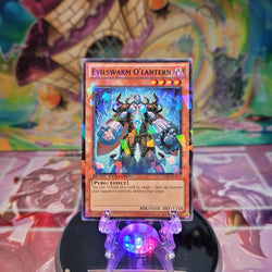 A Common Duel Terminal "Evilswarm O'Lantern" card from the Yugioh Set: Duel Terminal 7 (DT07).