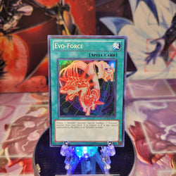 A Super Rare "Evo-Force" card from the Yugioh Set: Order of Chaos (ORCS).