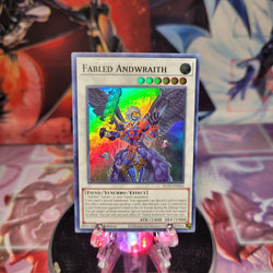  A Super Rare "Fabled Andwraith" card from the Yugioh Set: Rarity Collection 1 (RA01).