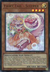 An Ultra Rare "Fairy Tail - Sleeper" card from the Yugioh Set: Battles of Legend: Glorious Gallery (BLGG).