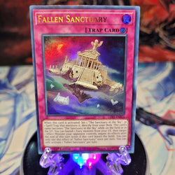  An Ultra Rare "Fallen Sanctuary" card from the Yugioh Set: Ghosts From the Past: The 2nd Haunting (GFP2).