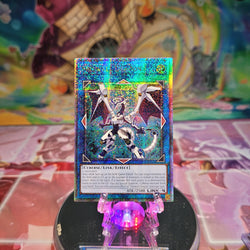 A Quarter Century Secret Rare "Firewall Dragon" card from the Yugioh 25th Anniversary Tin: Dueling Heroes (TN23).