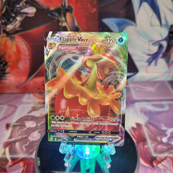 An Ultra Rare "Flapple Vmax" (019/163) card from the Pokemon Set: Sword & Shield: Battle Styles.