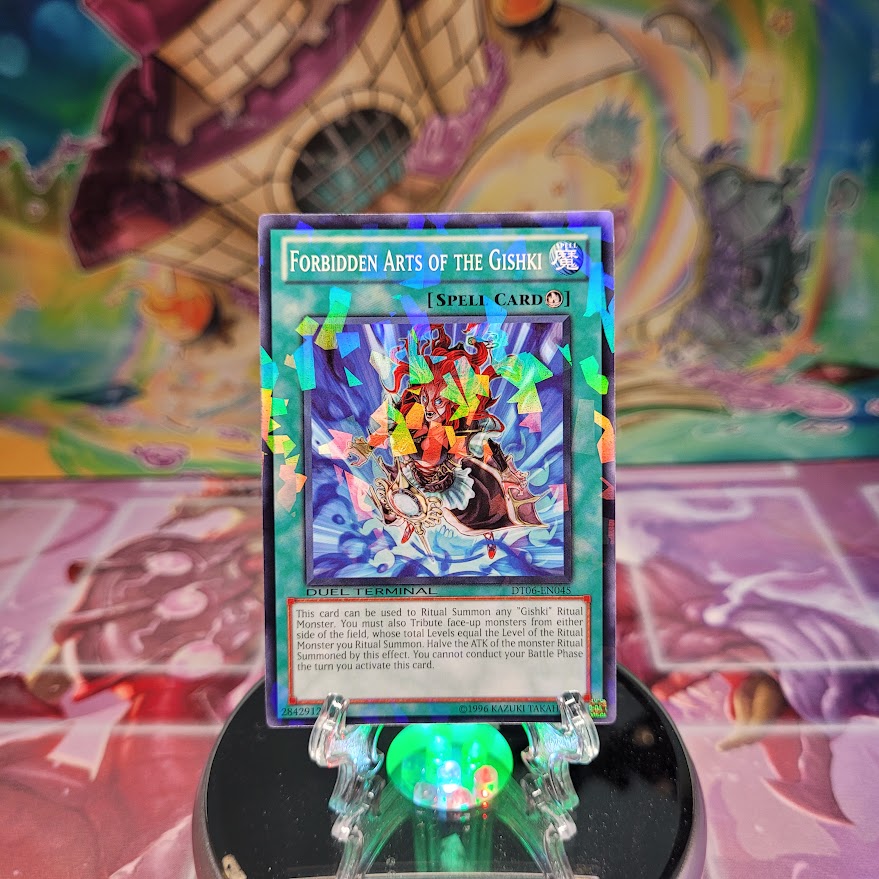 A Duel Terminal Common "Forbidden Arts of the Gishki" card from the Yugioh Set: Duel Terminal 6 (DT06).