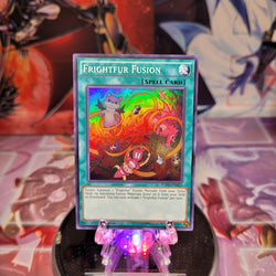 A Super Rare "Frightfur Fusion" card from the Yugioh Set: Fusion Enforcers (FUEN).