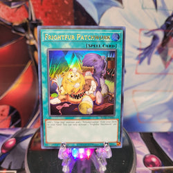 An Ultra Rare "Frightfur Patchwork" card from the Yugioh Set: Battles of Legend: Crystal Revenge.