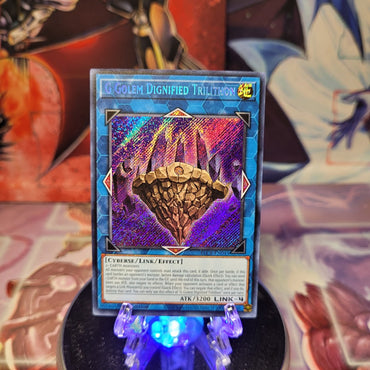 G Golem Dignified Trilithon [BLCR-EN045] Secret Rare