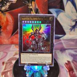 An Ultra Rare "Galaxy-Eyes Full Armor Photon Dragon" card from the Yugioh Set: Duel Power.