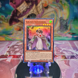 An Ultra Rare "Galaxy Summoner" card from the Yugioh Set: 25th Anniversary Tin: Dueling Mirrors.