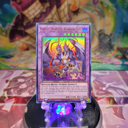 An Ultra Rare "Garura, Wings of Resonant Life" from the Yugioh Set: Power of the Elements (POTE).