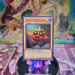 An Ultra Rare "Genex Controller" card from the Yugioh Set: Battles of Legend: Terminal Revenge.