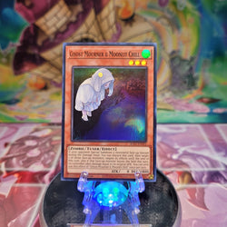 A Super Rare "Ghost Mourner & Moonlit Chill" card from the Yugioh Set: Rarity Collection 2 (RA02).