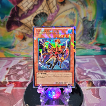 A Duel Terminal Rare "Gishki Marker" card from the Yugioh Set: Duel Terminal 5 (DT05).