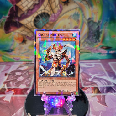 A Duel Terminal Common "Gishki Mollusk" card from the Yugioh Set: Duel Terminal 6 (DT06).