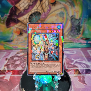 A Duel Terminal Rare "Gishki Noellia" card from the Yugioh Set: Duel Terminal 6 (DT06).