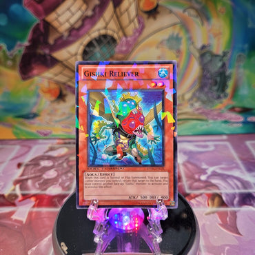 A Duel Terminal Common "Gishki Reliever" card from the Yugioh Set: Duel Terminal 6 (DT06).
