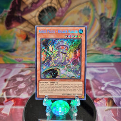 A Secret Rare "Gold Pride - Roller Baller" card from the Yugioh Set: Cyberstorm Access.