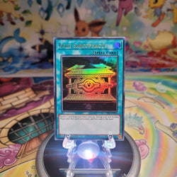 An Ultra Rare "Gold Sarcophagus" card from the Yugioh Structure Deck: The Fallen & The Virtuous (CH01).