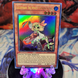  An Ultra Rare "Goldenhair, the Newest Plunder Patroll" card from the Yugioh Set: Ghosts From the Past: The 2nd Haunting (GFP2).