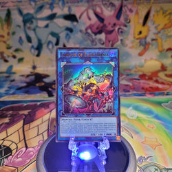 An Ultra Rare "Gorgon of Zilofthonia" card from the Yugioh Set: Magnificent Monsters (MAMO).